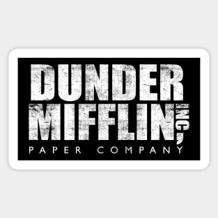 DUNDER MIFFLIN - White Sticker